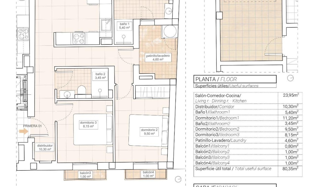 Nowo zbudowane - Apartament - Hondon de las Nieves - Pueblo