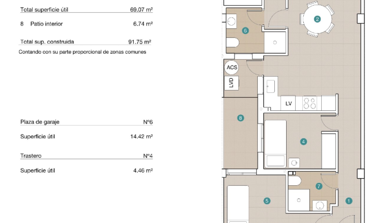 Nowo zbudowane - Apartament - Jacarilla