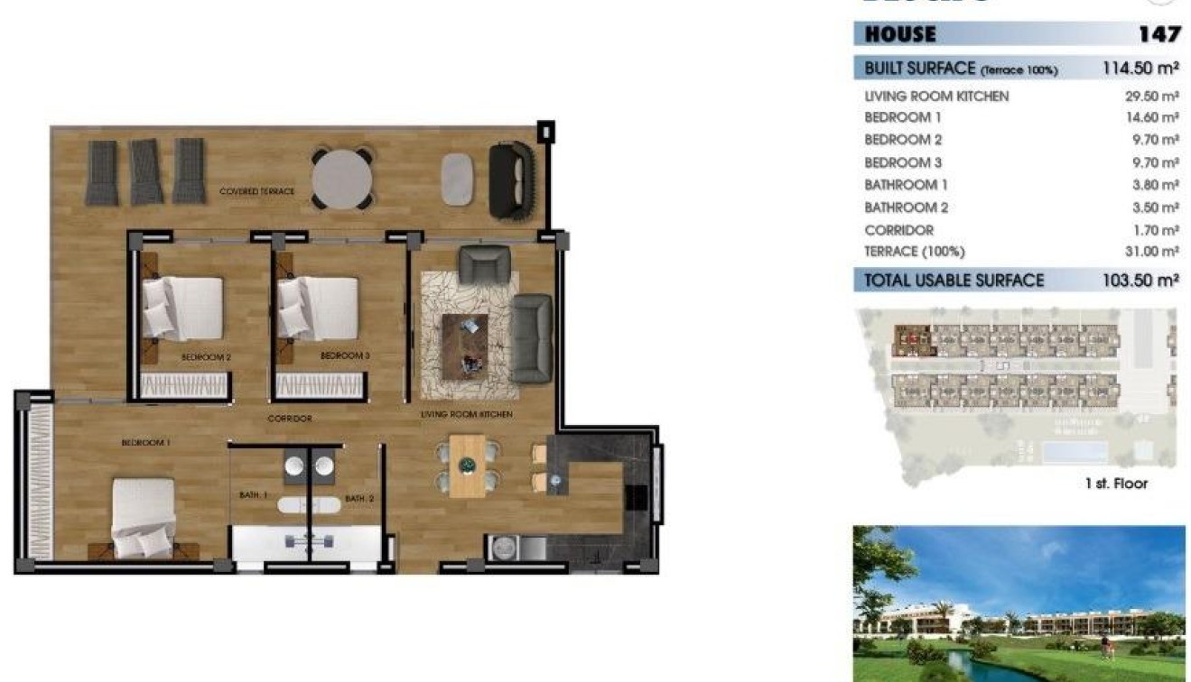 Nowo zbudowane - Apartament - Los Alcázares - La Serena Golf