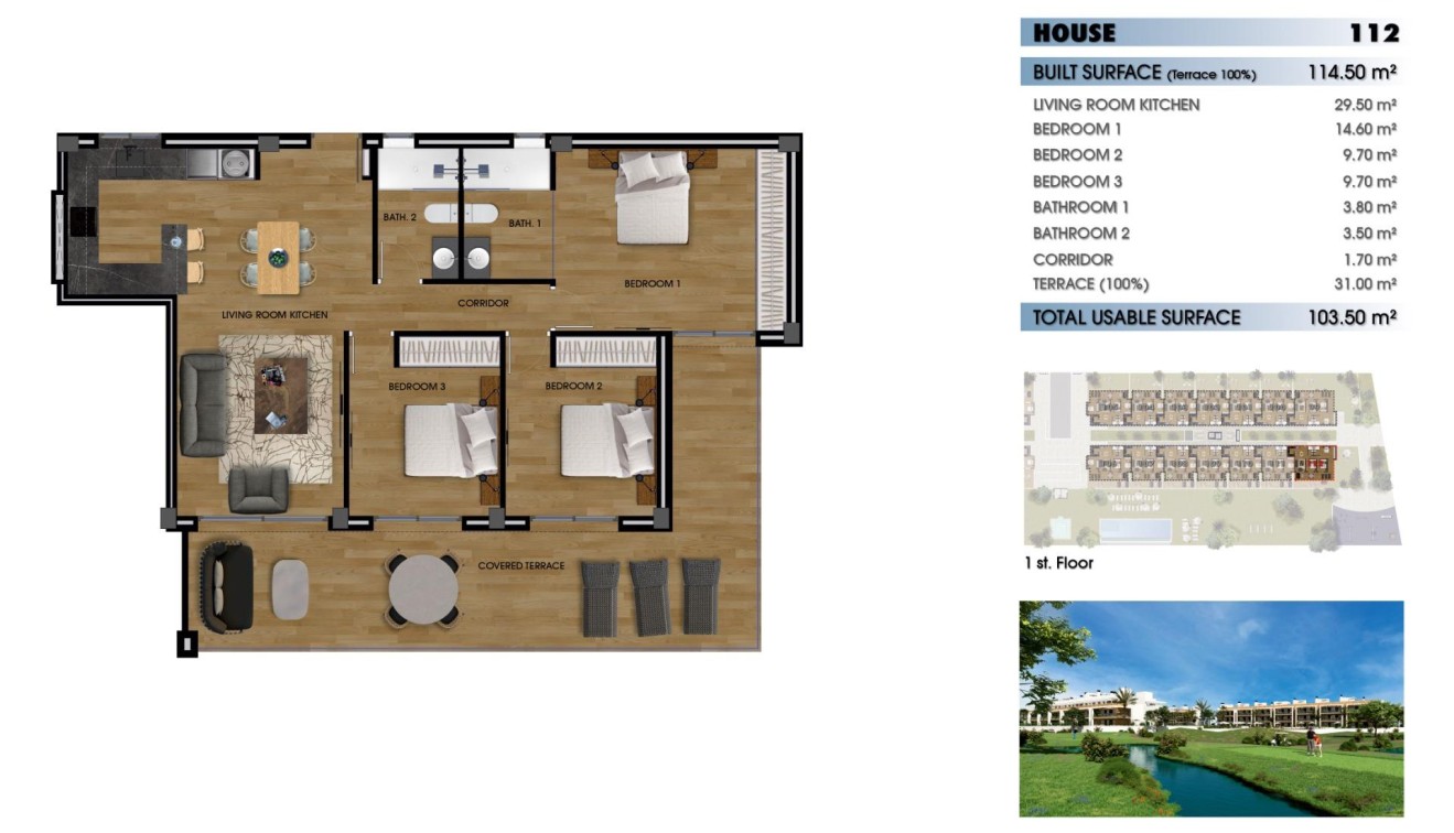 Nowo zbudowane - Apartament - Los Alcázares - La Serena Golf