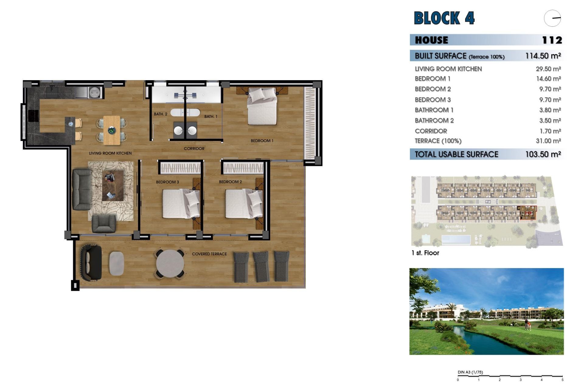 Nowo zbudowane - Apartament - Los Alcázares - La Serena Golf