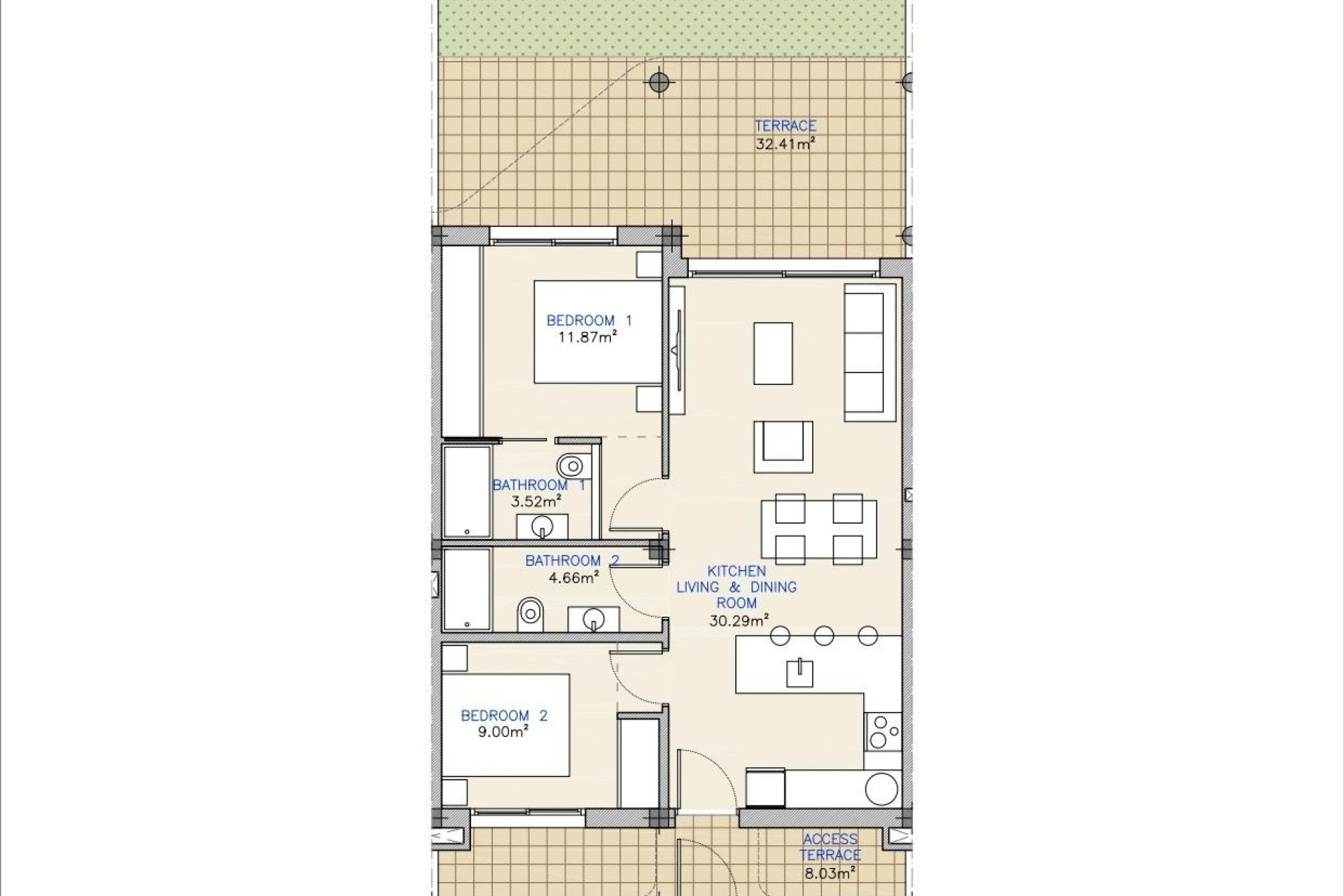 Nowo zbudowane - Apartament - Los Alcázares - Serena Golf