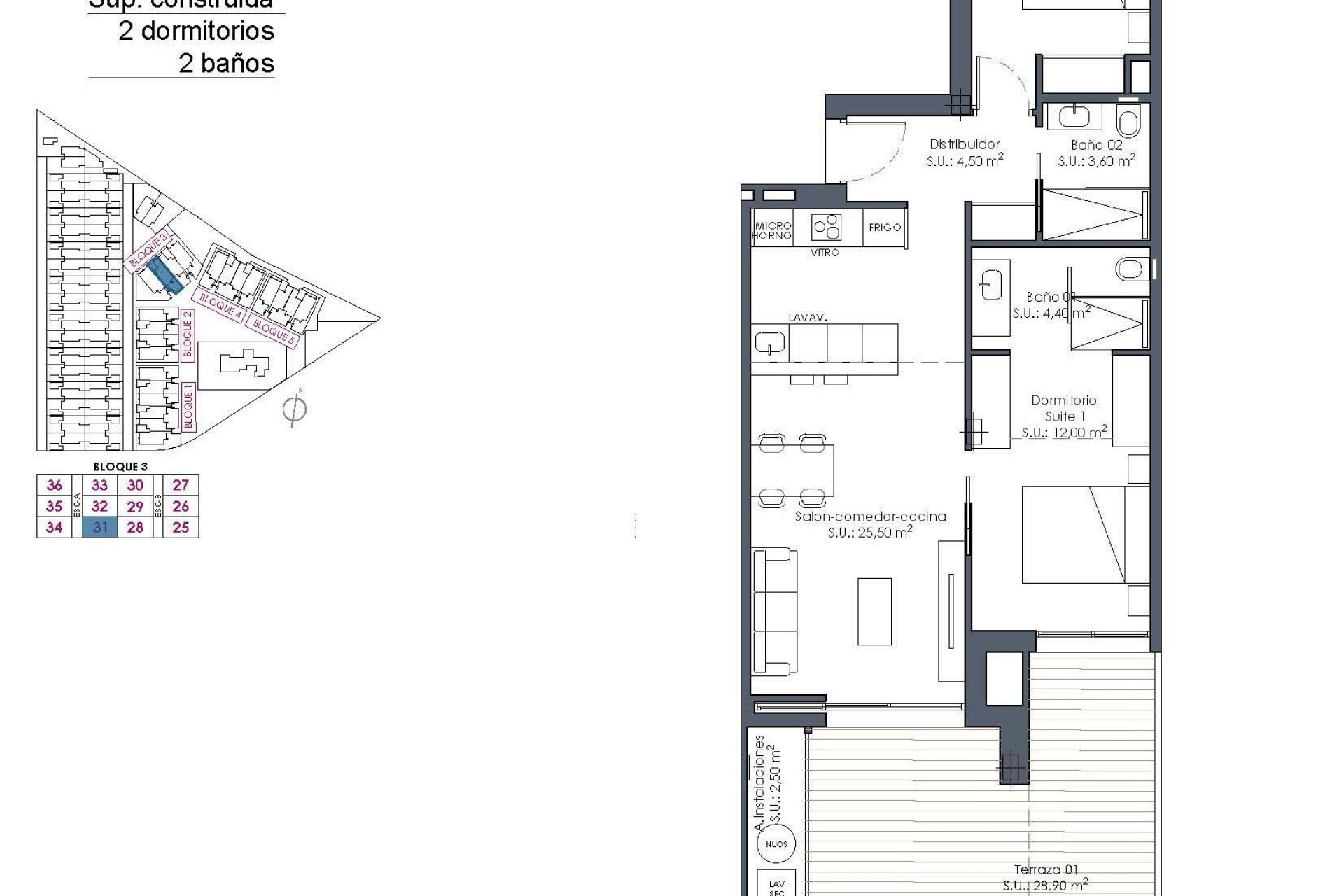 Nowo zbudowane - Apartament - Los Alcázares - Serena Golf