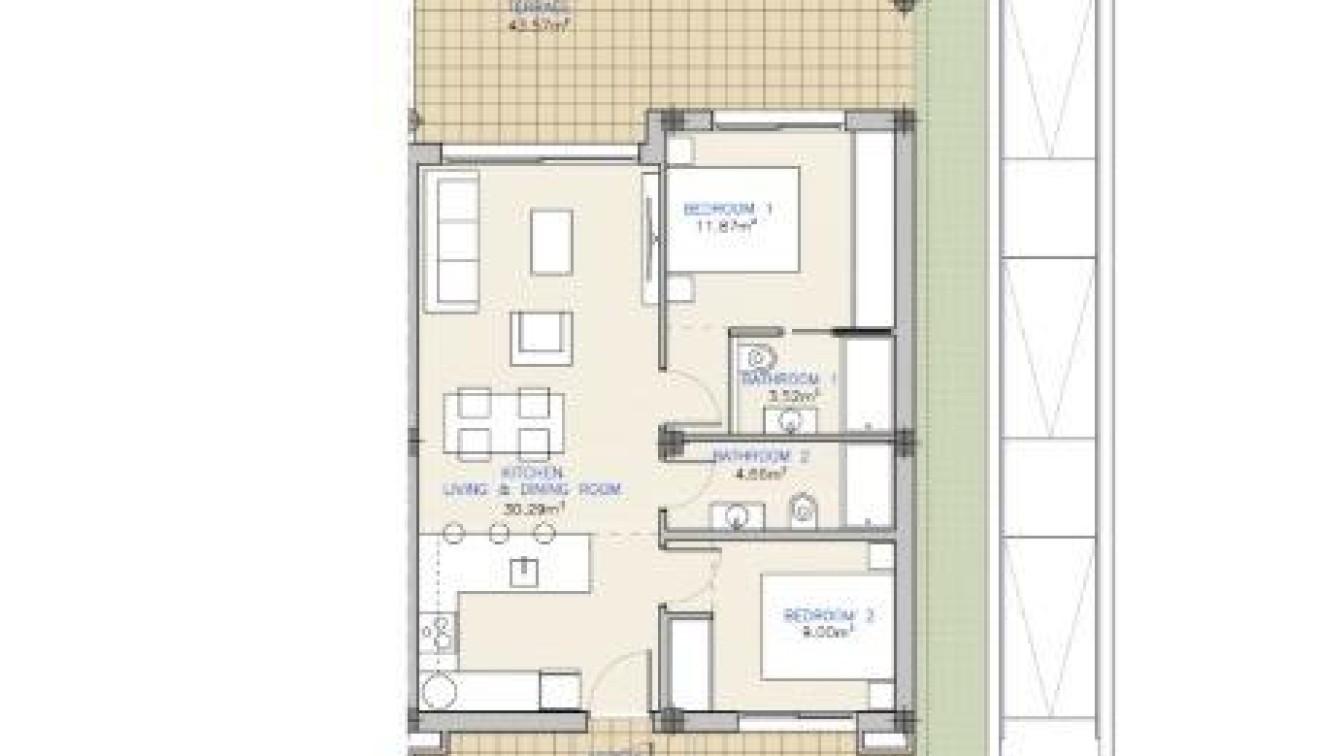 Nowo zbudowane - Apartament - Los Alcázares - Serena Golf