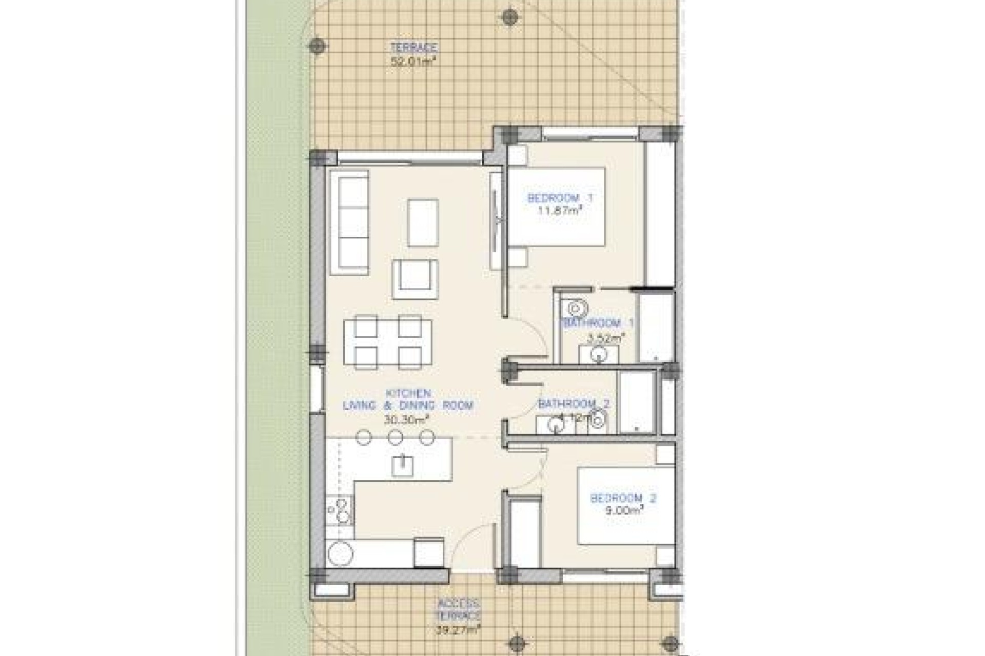 Nowo zbudowane - Apartament - Los Alcázares - Serena Golf