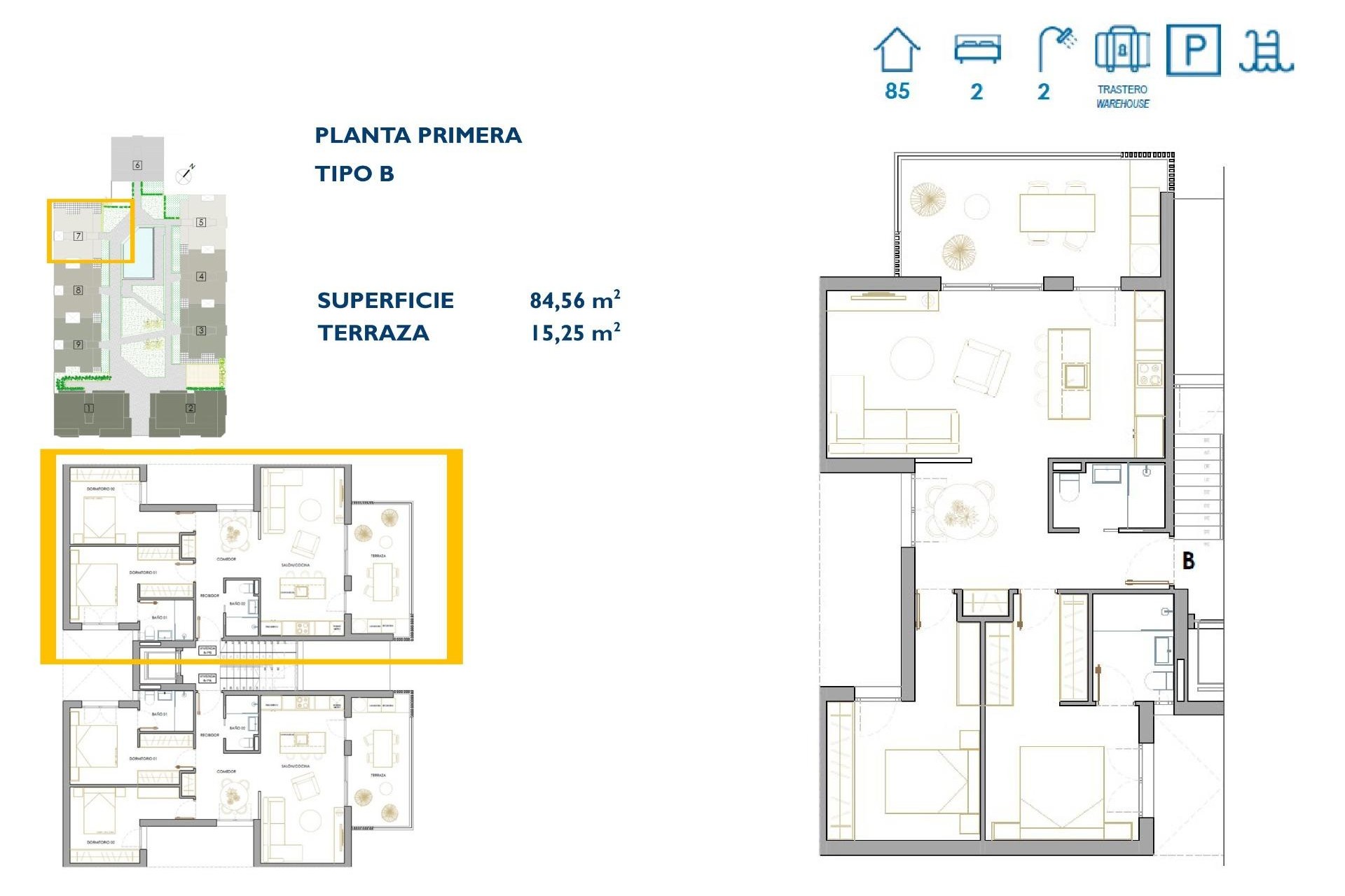 Nowo zbudowane - Apartament - San Pedro del Pinatar - Pueblo