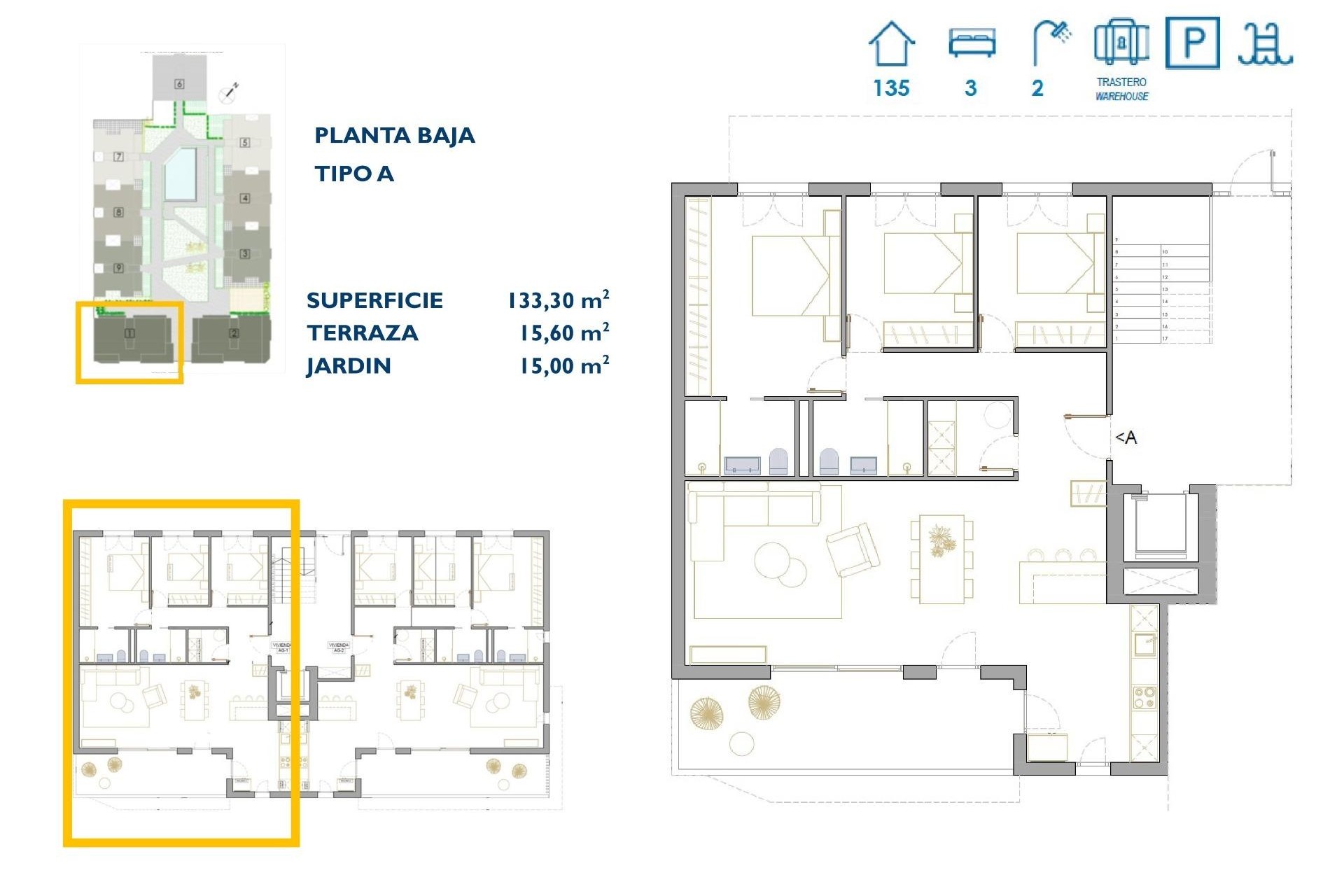 Nowo zbudowane - Apartament - San Pedro del Pinatar - Pueblo