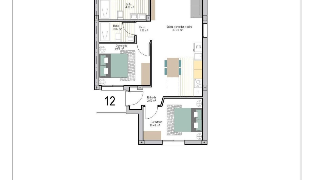 Nowo zbudowane - Apartament - Torre Pacheco - San Cayetano