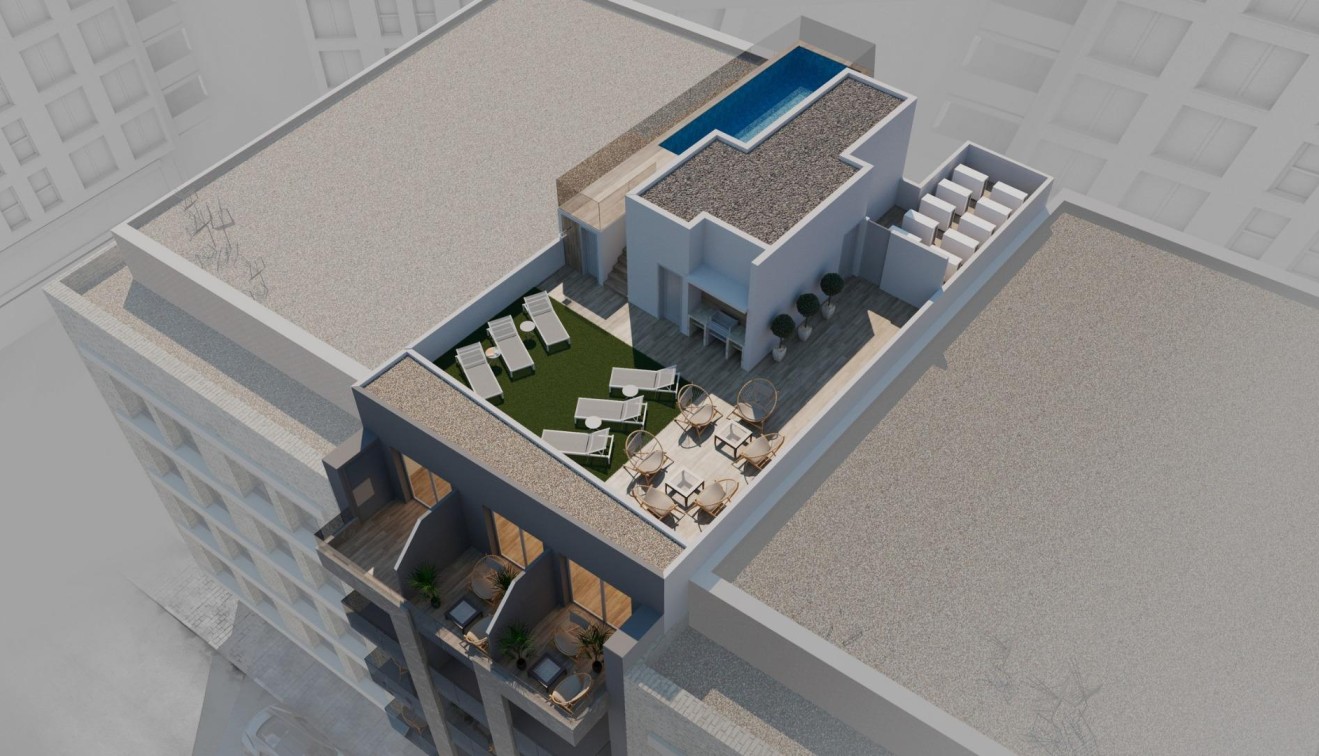 Nowo zbudowane - Apartament - Torrevieja - Playa de los locos