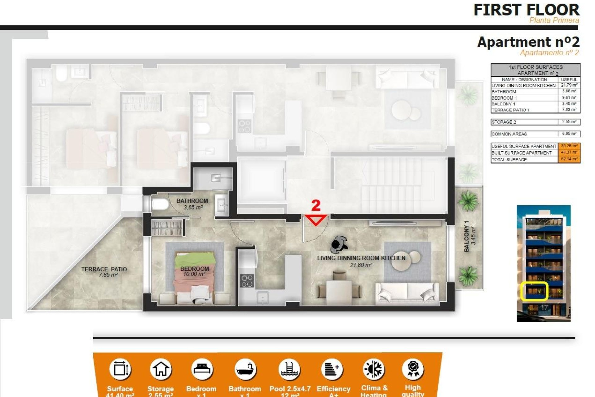 Nowo zbudowane - Apartament - Torrevieja - Playa del Acequión