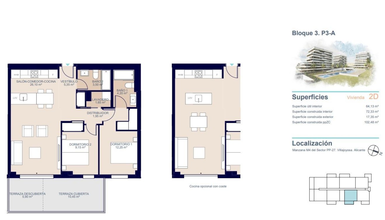Nowo zbudowane - Apartament - Villajoyosa - Playa del Torres