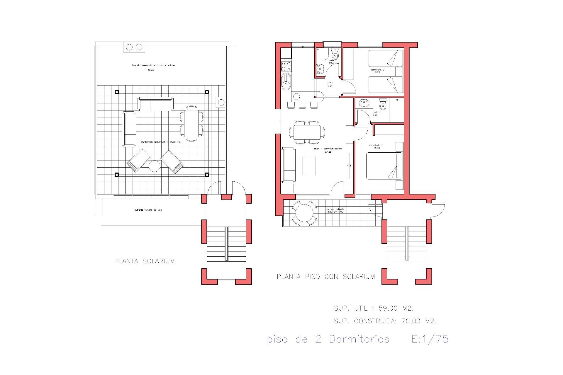 Nowo zbudowane - Bungalow - Fuente Álamo - La Pinilla