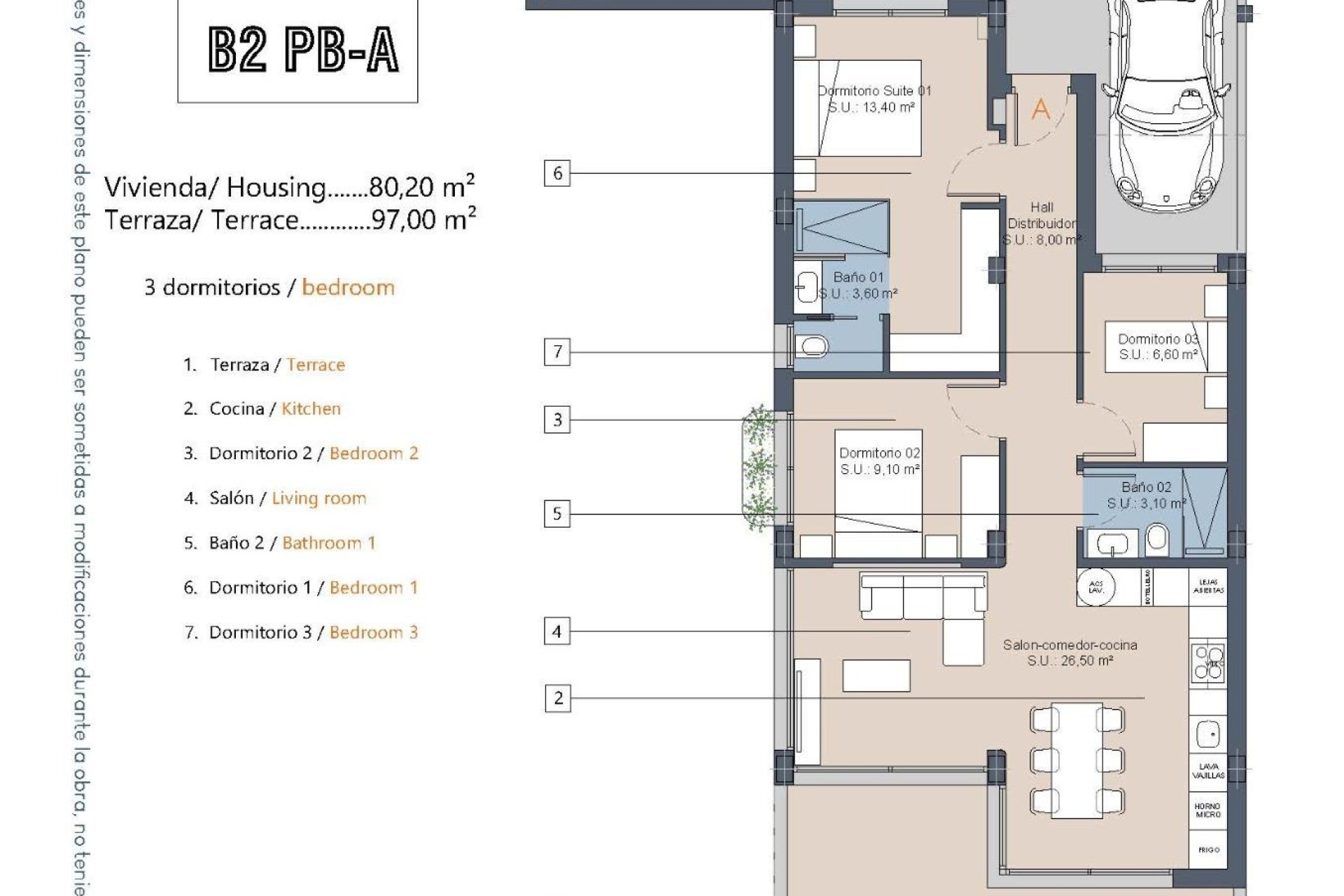 Nowo zbudowane - Bungalow - Los Alcázares - Serena Golf