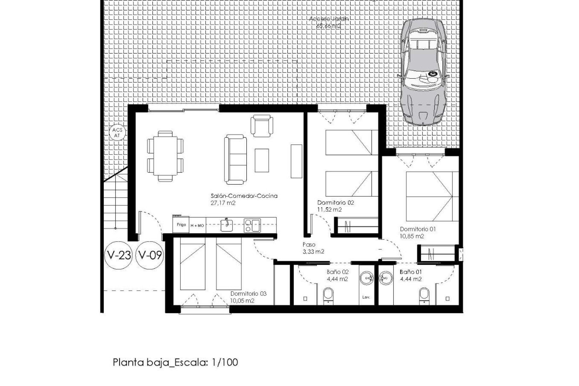 Nowo zbudowane - Bungalow - Pilar de La Horadada - pueblo