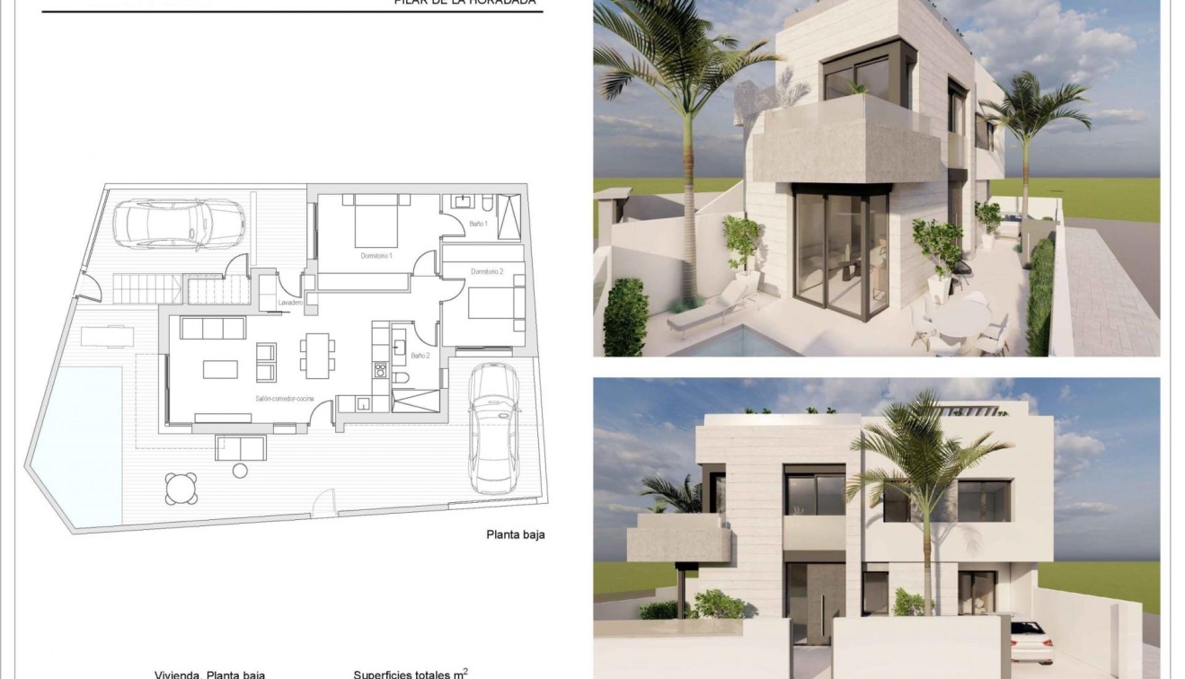 Nowo zbudowane - Bungalow - Pilar de La Horadada - pueblo