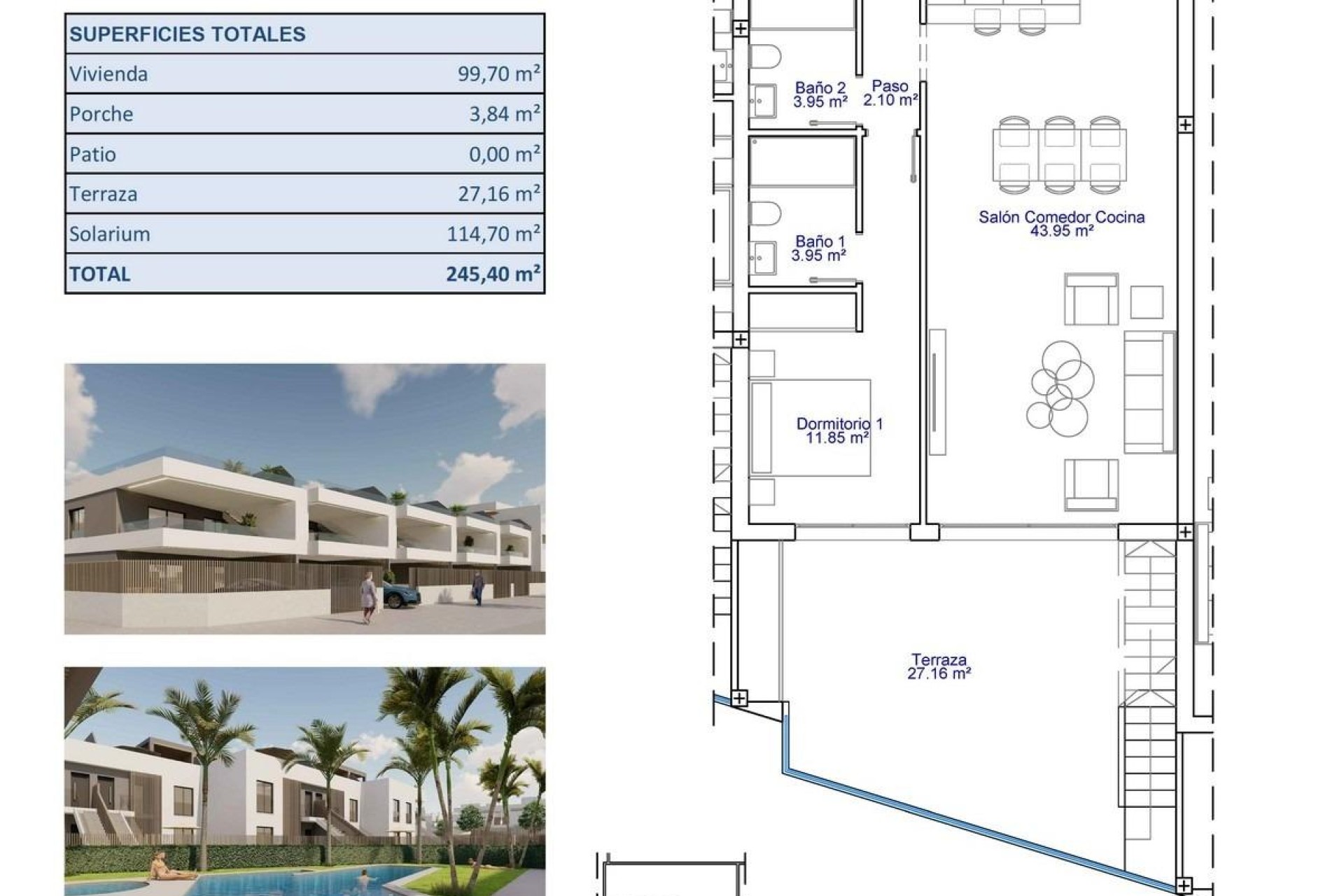 Nowo zbudowane - Bungalow - Pilar de La Horadada - pueblo
