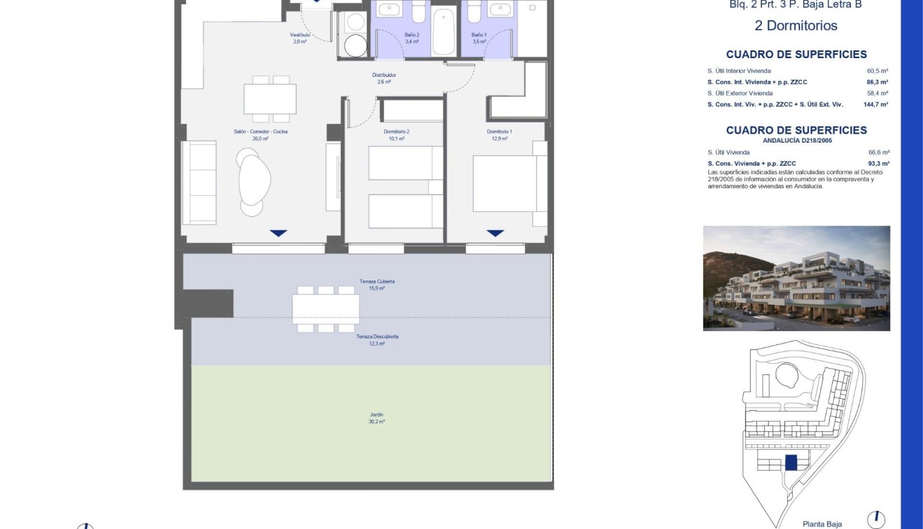 Nowo zbudowane - Ground floor apartment - Pulpi - Aguilón Golf