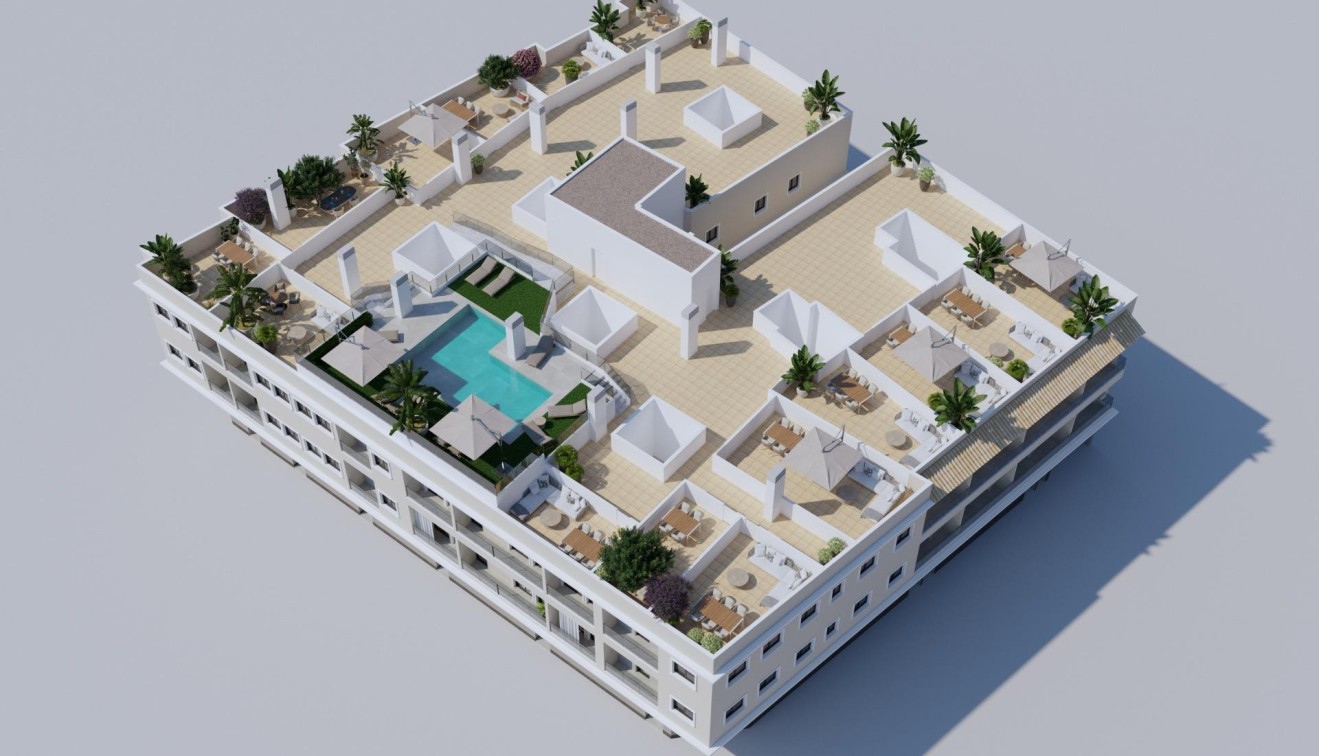 Nowo zbudowane - Penthouse - Algorfa - Pueblo