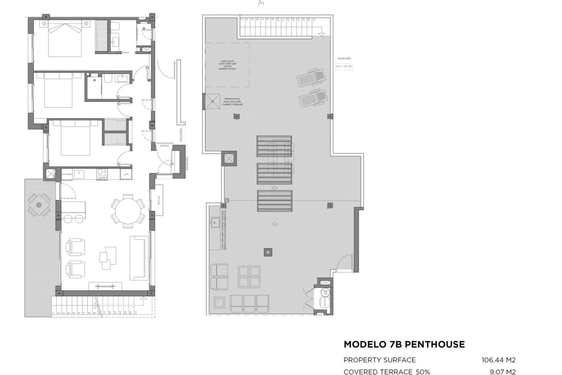 Nowo zbudowane - Penthouse - Los Alcázares - Parque Diana