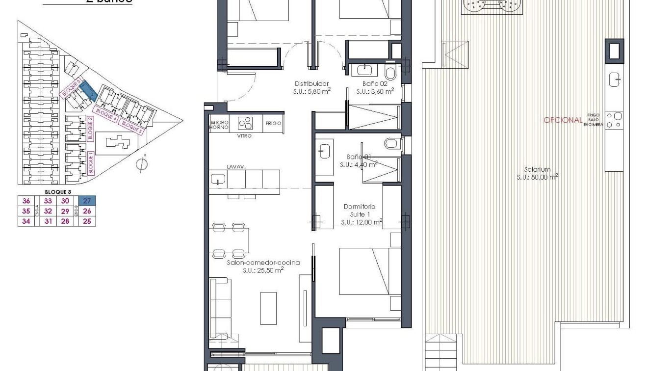 Nowo zbudowane - Penthouse - Los Alcázares - Serena Golf