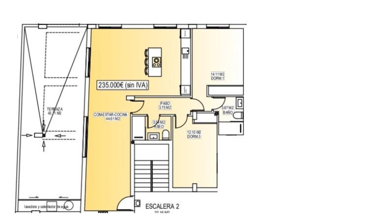 Nowo zbudowane - Penthouse - San Miguel - Pueblo