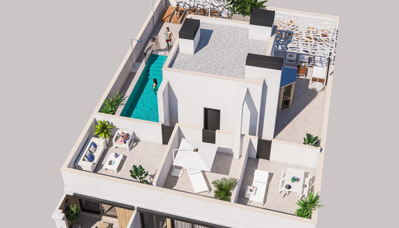 Nowo zbudowane - Penthouse - Torrevieja - Playa de El Cura