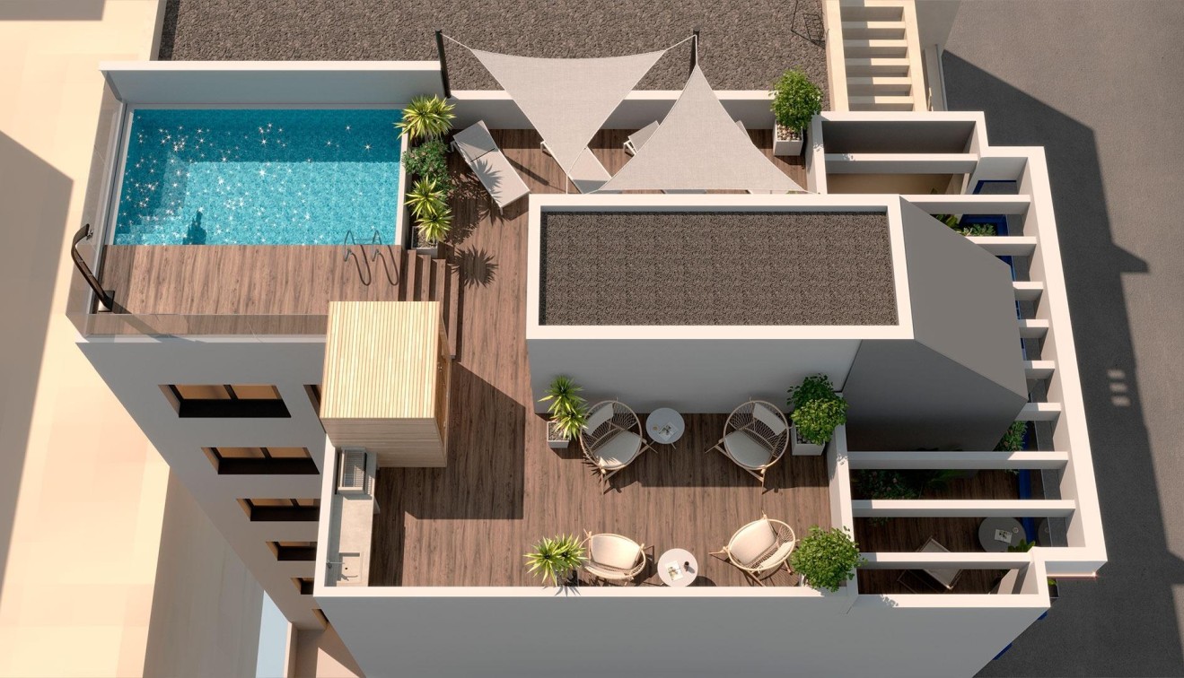 Nowo zbudowane - Penthouse - Torrevieja - Playa del Acequión