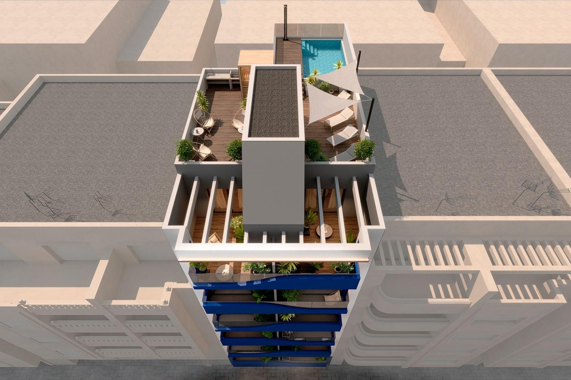 Nowo zbudowane - Penthouse - Torrevieja - Playa del Acequión