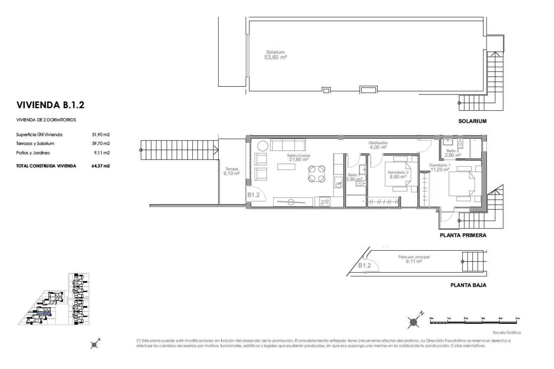 Nowo zbudowane - Top Floor Bungalow - Puerto de mazarron - Playa Negra