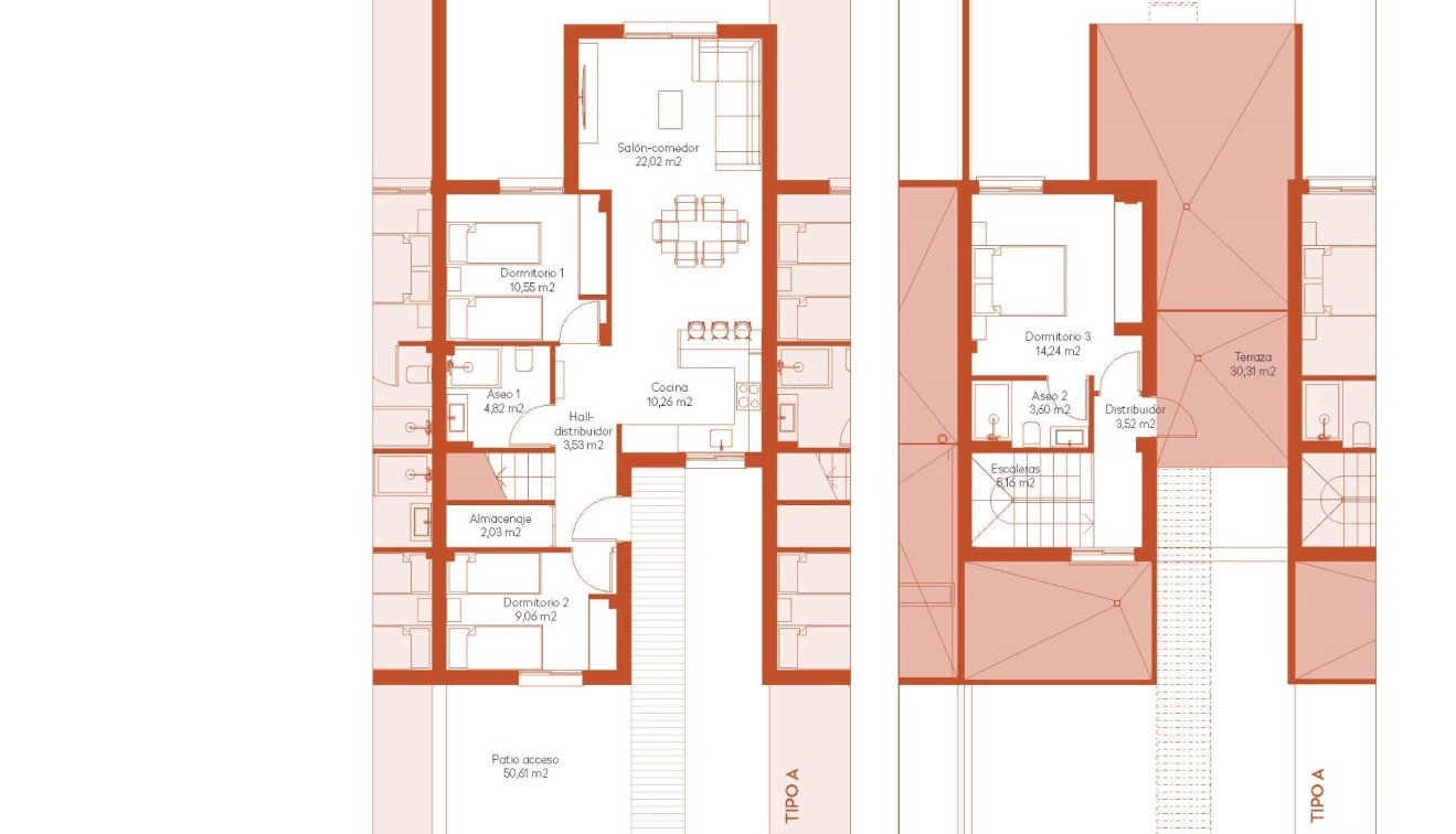 Nowo zbudowane - Town House - BAÑOS Y MENDIGO - Altaona Golf