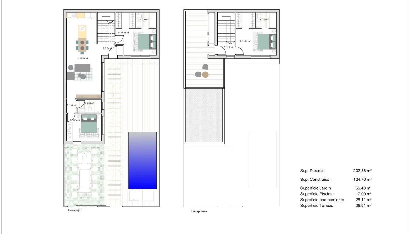 Nowo zbudowane - Town House - San Javier - Parque del doce