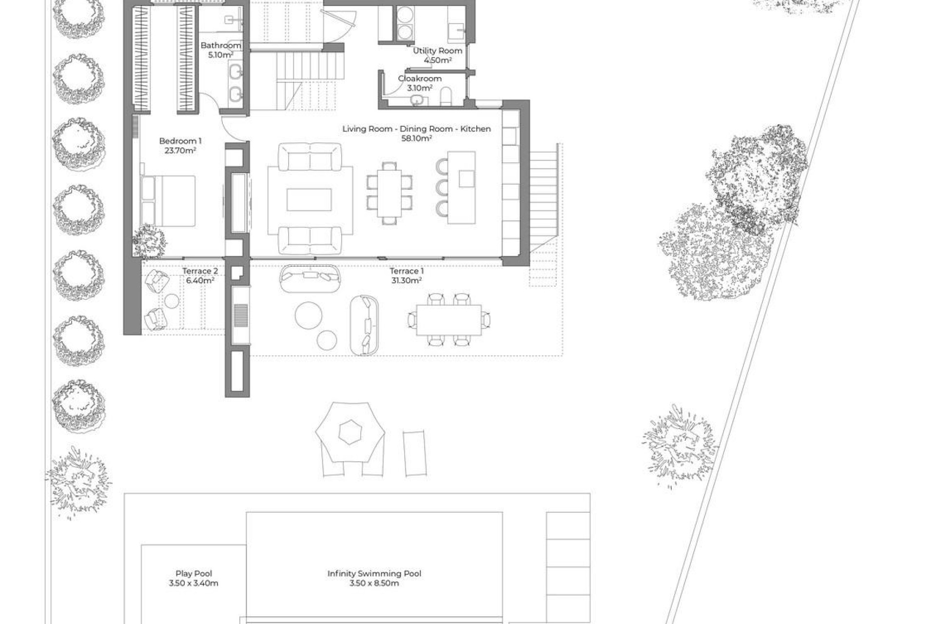 Nowo zbudowane - Willa - Cuevas Del Almanzora - Desert Springs Golf Club