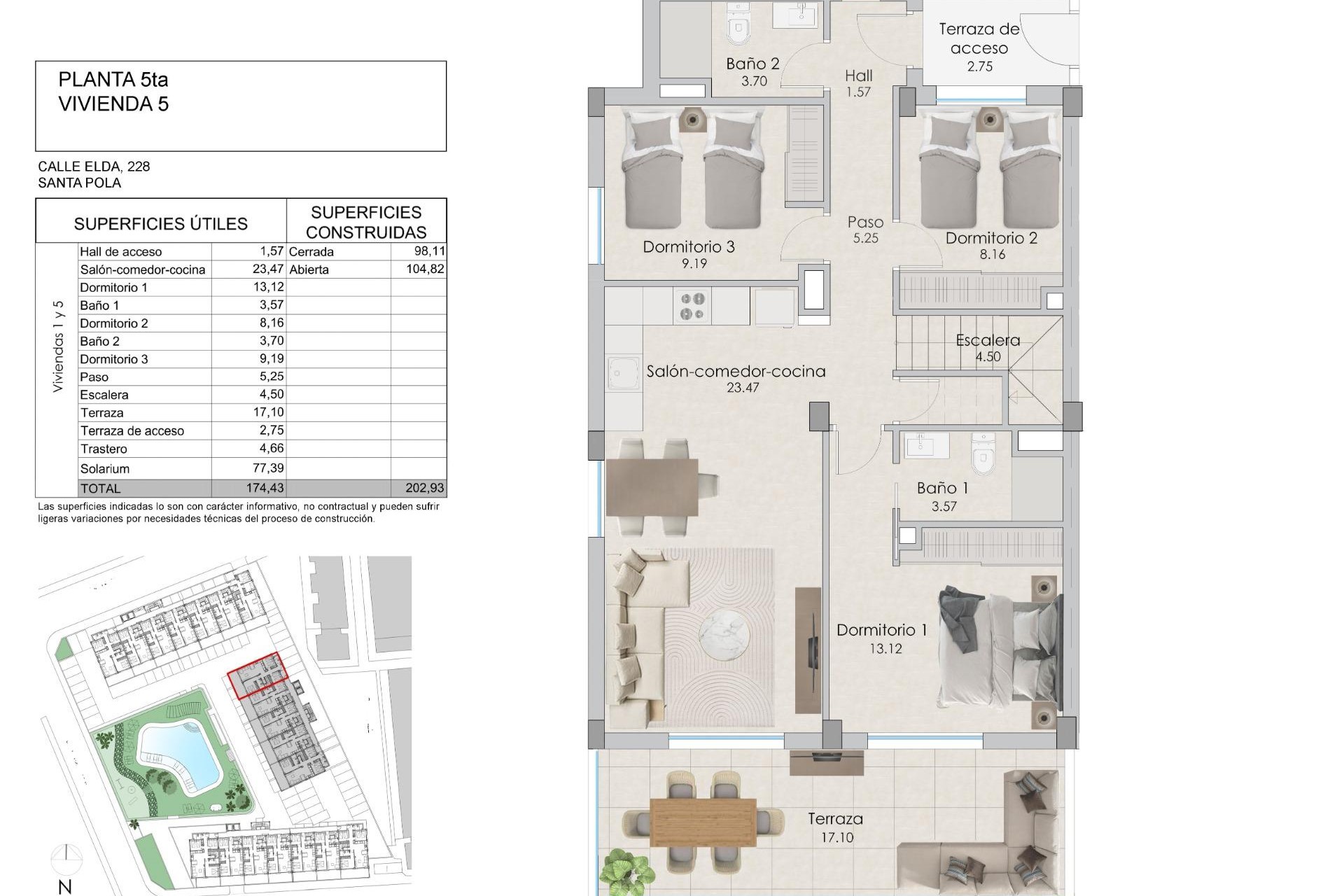 Nueva construcción  - Ático - Santa Pola - Playa Tamarit