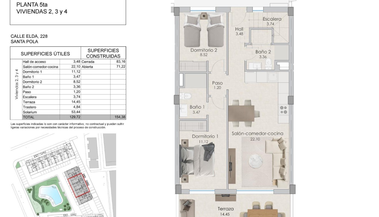 Nueva construcción  - Ático - Santa Pola - Playa Tamarit