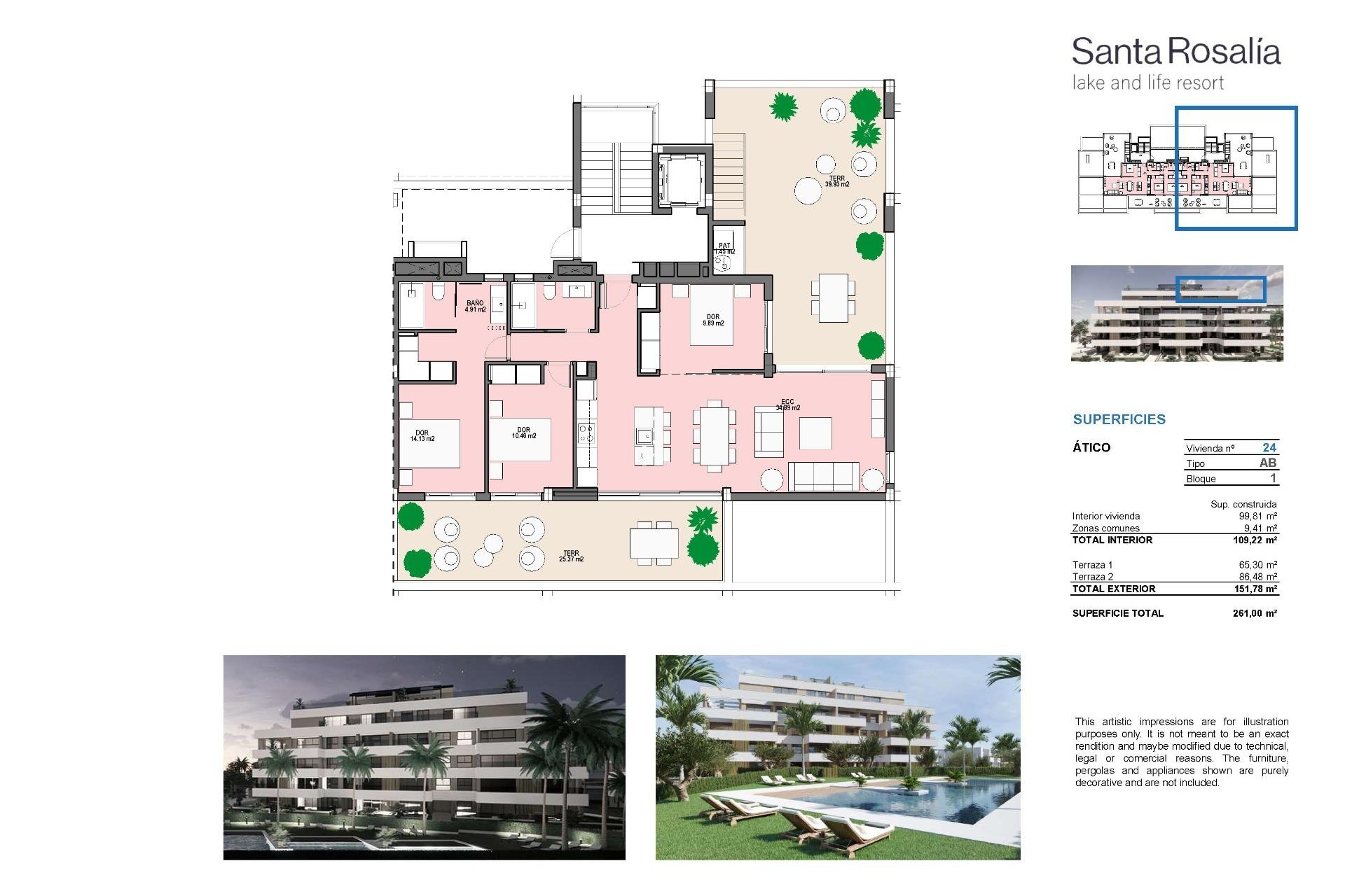 Nueva construcción  - Ático - Torre Pacheco - Santa Rosalia Lake And Life Resort