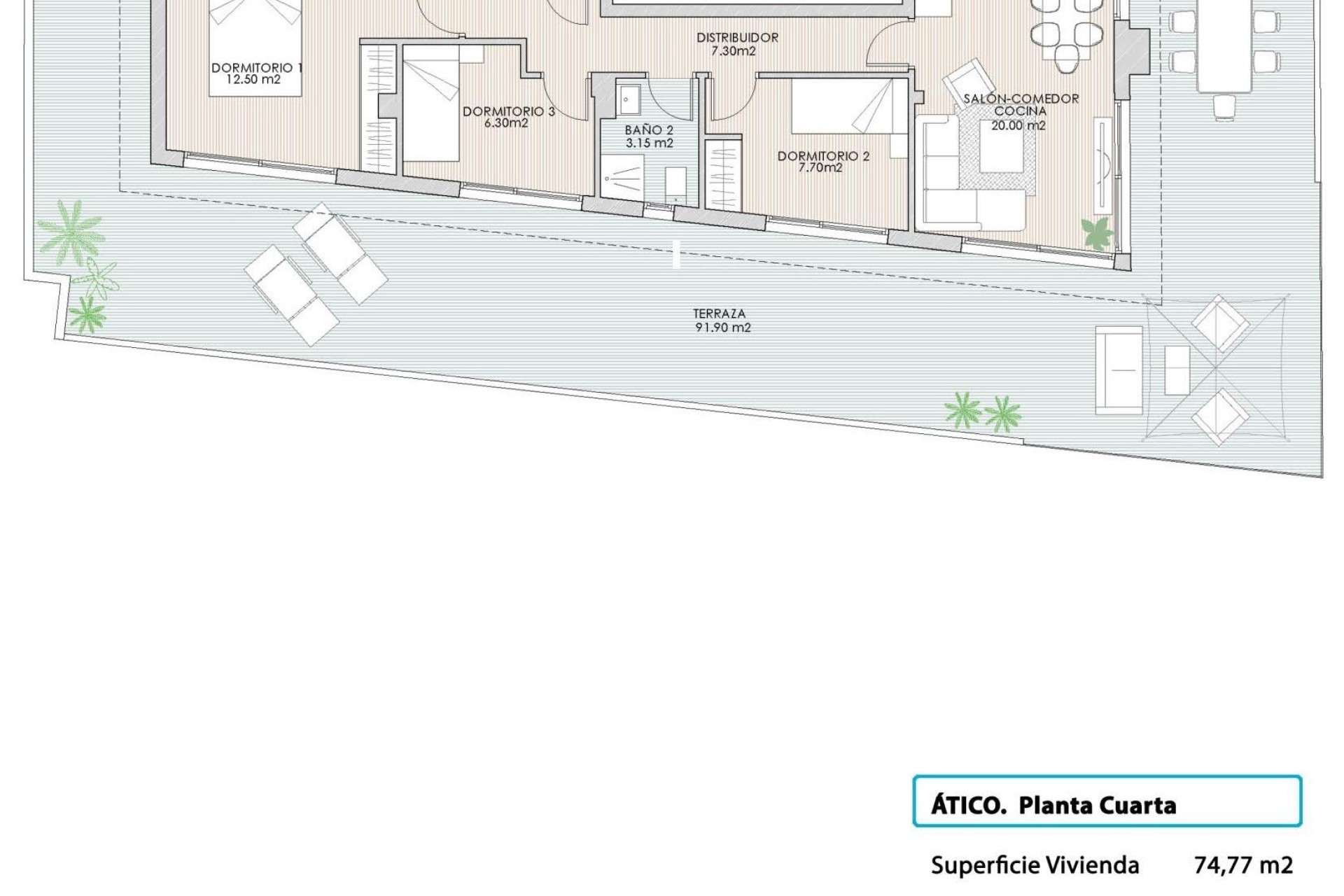 Nueva construcción  - Ático - Torrevieja - Playa de El Cura