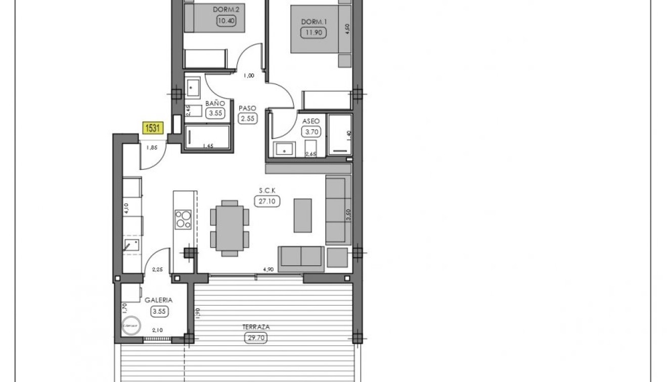 Nueva construcción  - Bungalow - Algorfa - La finca golf
