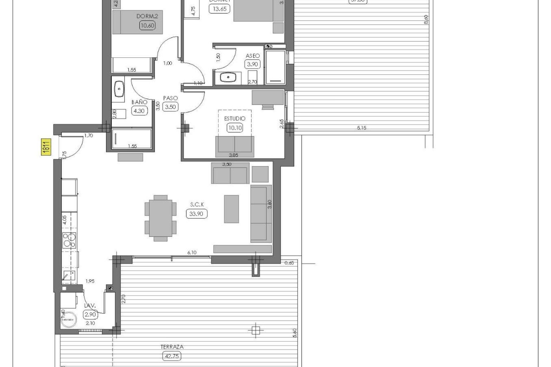 Nueva construcción  - Bungalow - Algorfa - La finca golf