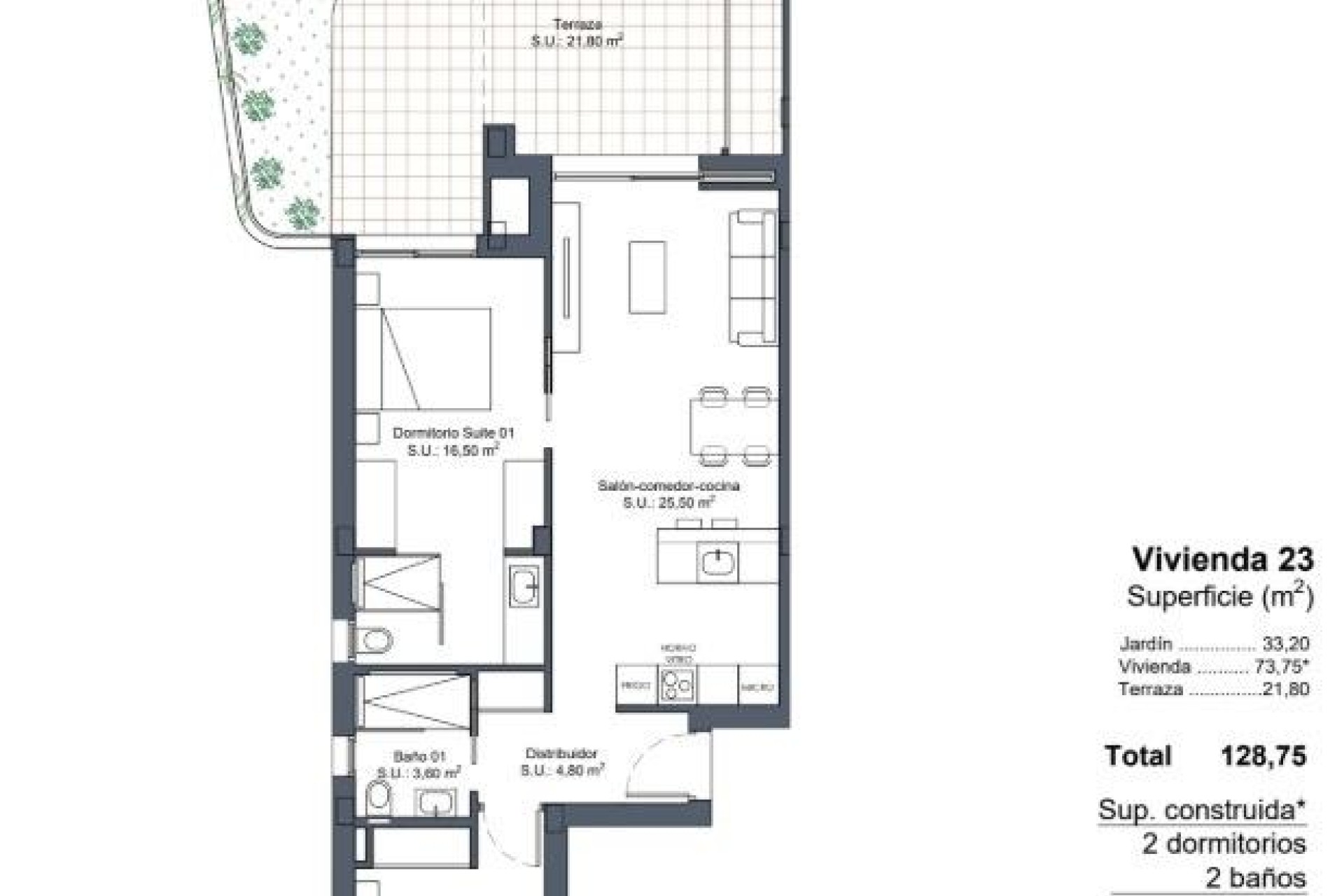 Nueva construcción  - Bungalow - Ciudad Quesada - Rojales - Lo Marabú