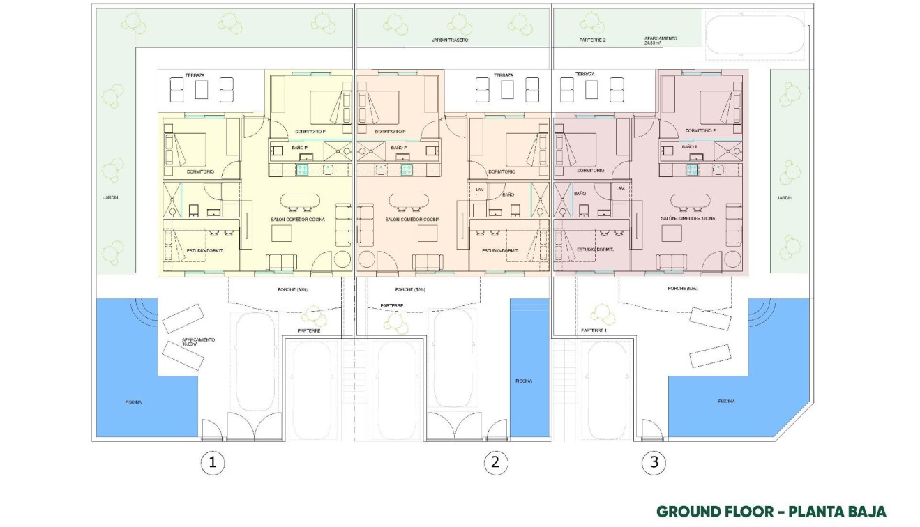 Nueva construcción  - Bungalow - Pilar de La Horadada - parques de Andromeda