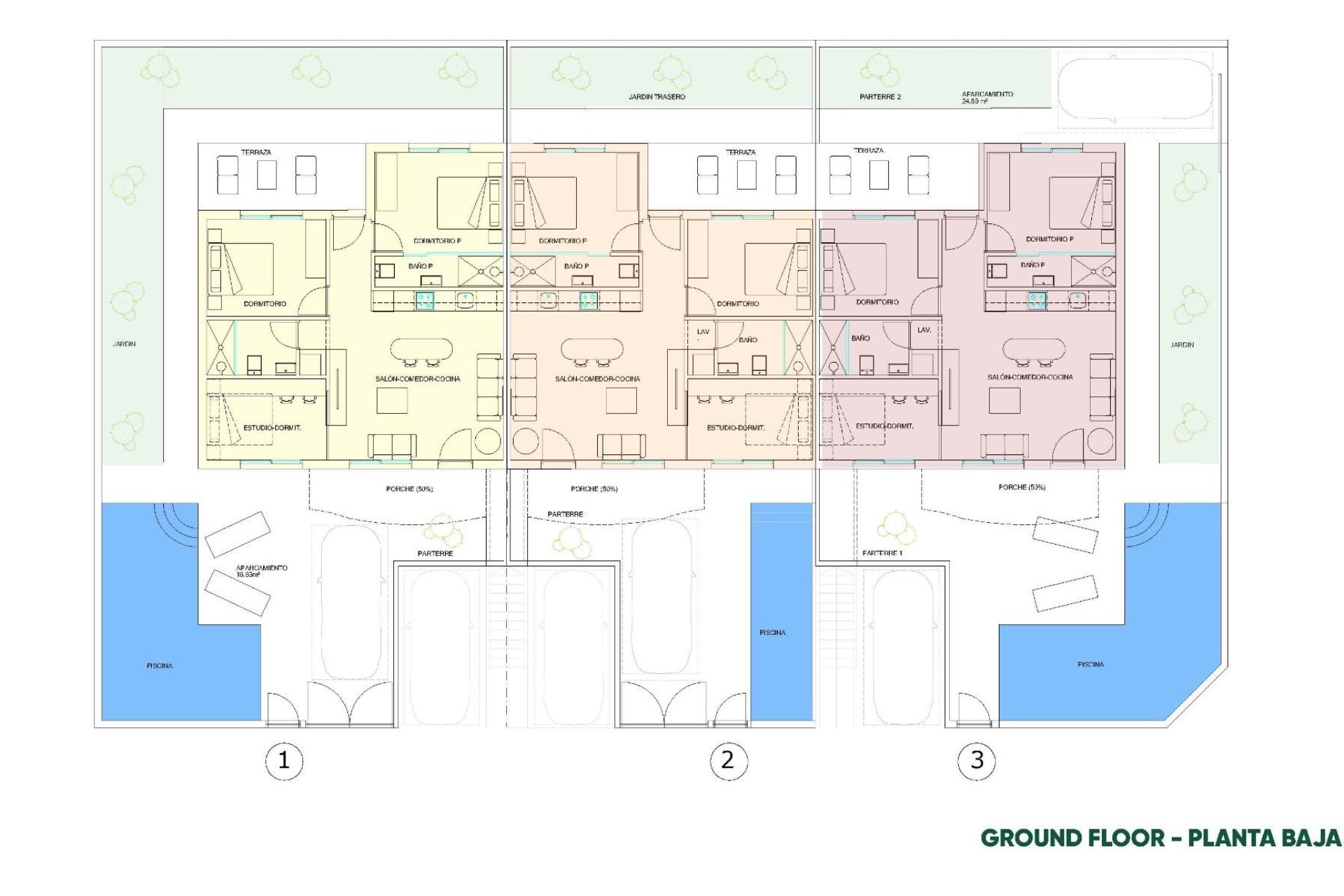 Nueva construcción  - Bungalow - Pilar de La Horadada - parques de Andromeda