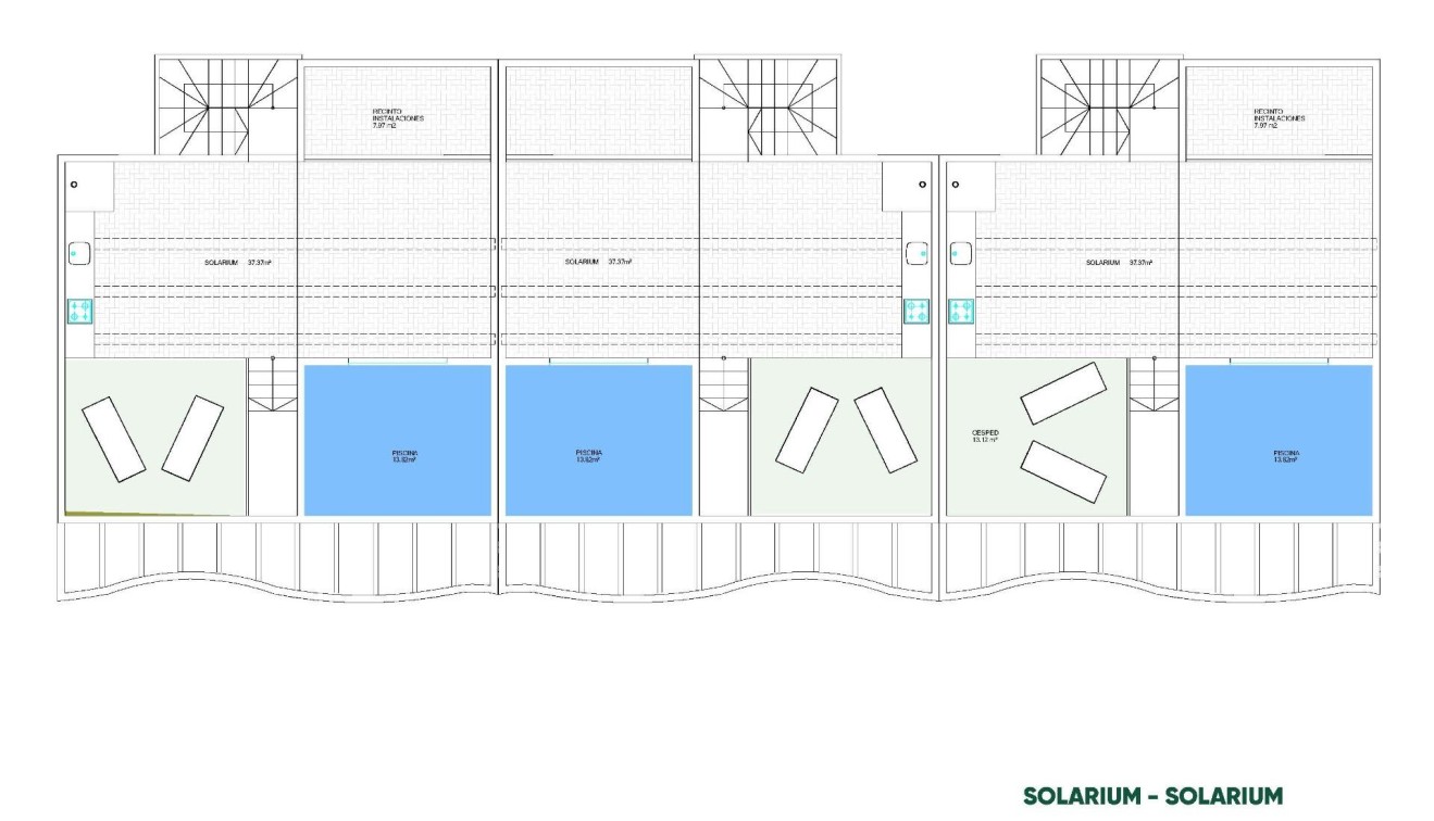 Nueva construcción  - Bungalow - Pilar de La Horadada - parques de Andromeda