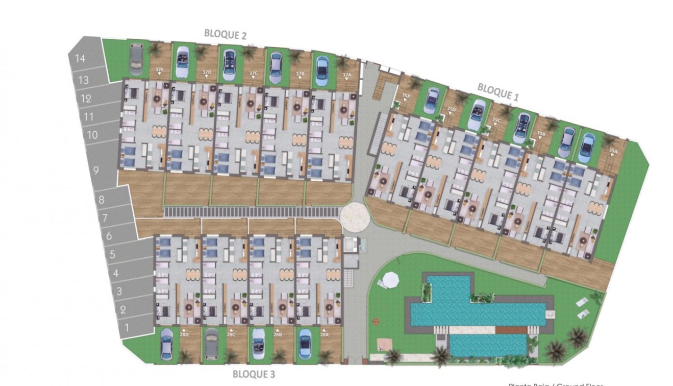 Nueva construcción  - Bungalow - Pilar de La Horadada - pueblo