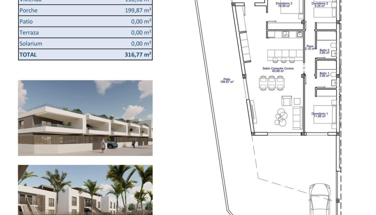 Nueva construcción  - Bungalow - Pilar de La Horadada - pueblo
