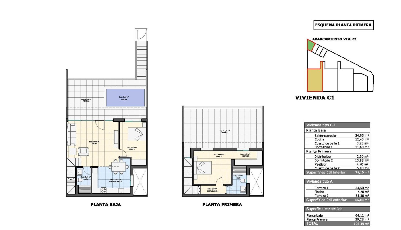 Nueva construcción  - Bungalow - Pilar de La Horadada - pueblo