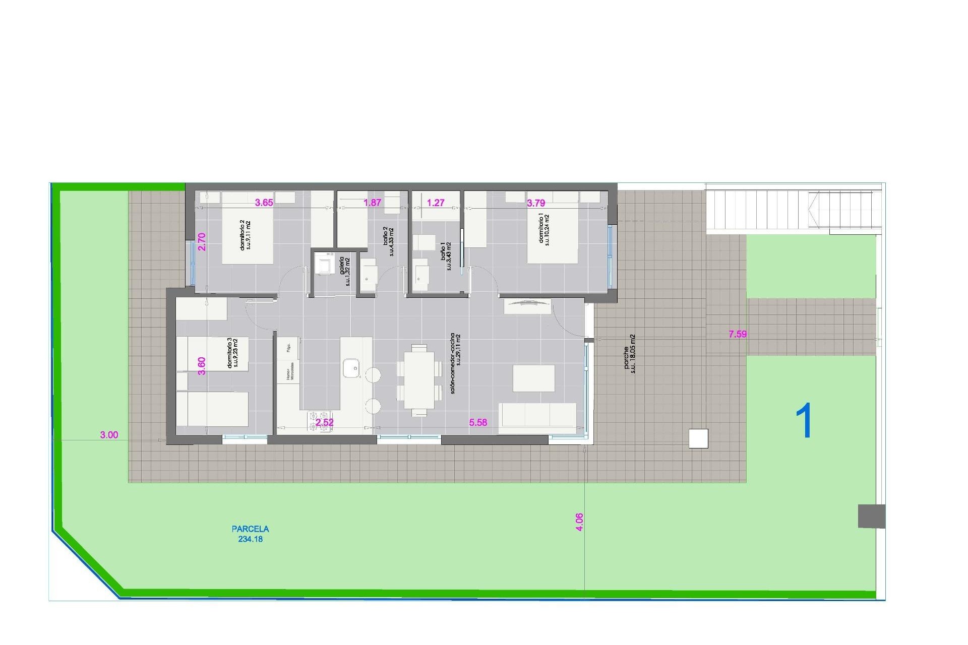 Nueva construcción  - Bungalow - Pilar de La Horadada - pueblo