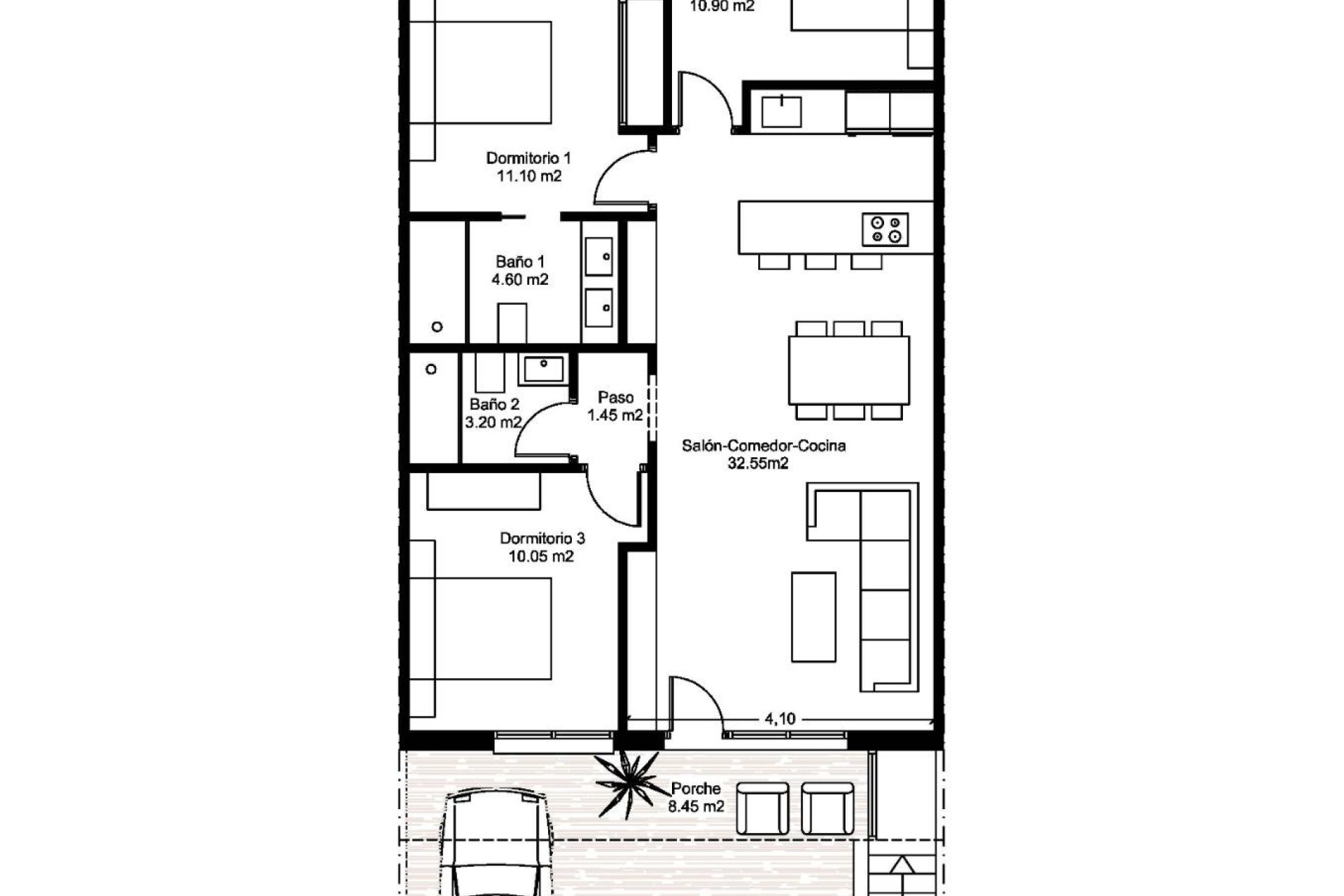 Nueva construcción  - Bungalow - Santiago de la Ribera