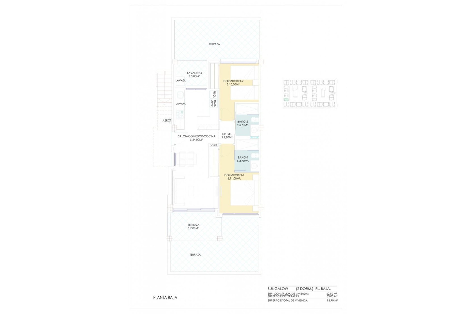 Nueva construcción  - Bungalow - Torrevieja - Los Balcones