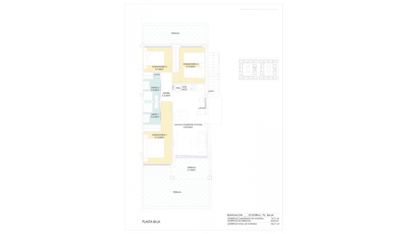 Nueva construcción  - Bungalow - Torrevieja - Los Balcones