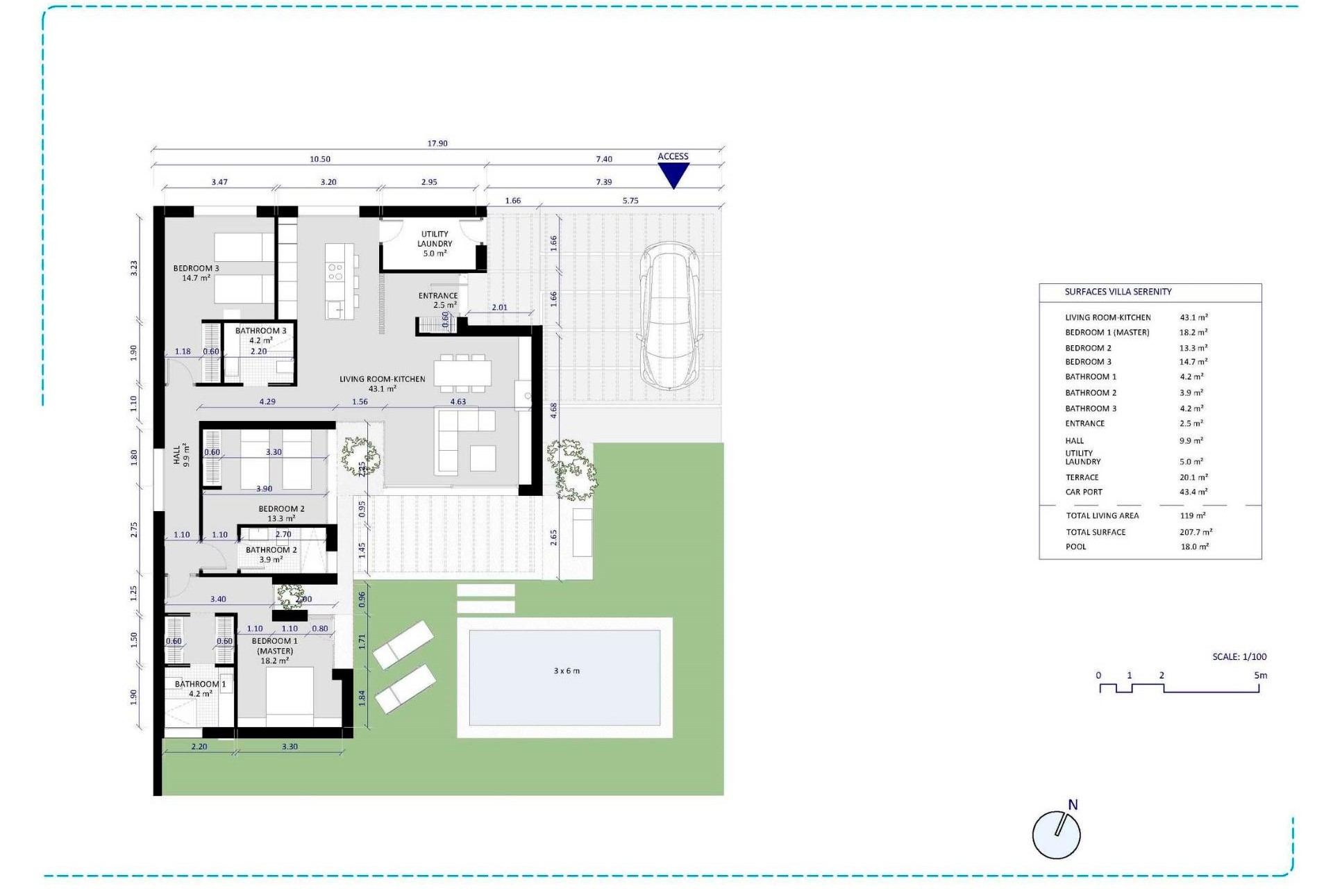 Nueva construcción  - Chalet - BAÑOS Y MENDIGO - Altaona Golf